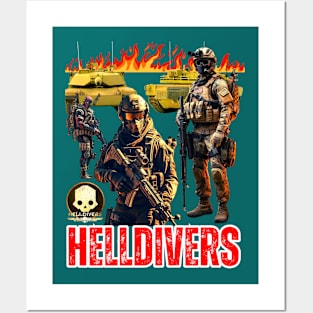HELLDIVERS Posters and Art